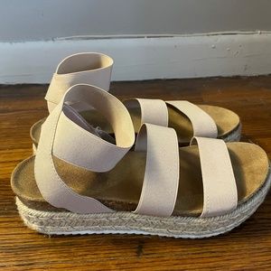 Steve Madden Kimmie Blush Platform Sandals